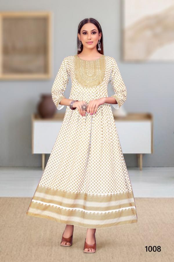 Jinesh Nx Mitali Ethnic Wear Anarkali Kurti Collection